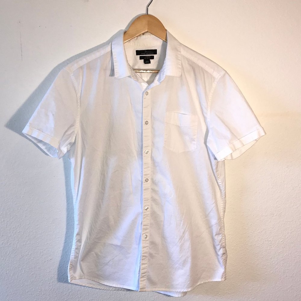 Marc Anthony Men's Short Sleeve Button Down Shirt